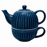 чайник с чашкой alice dark blue в Ставрополе