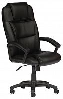 компьютерное кресло tetchair бергамо (крестовина пластик, обивка кож/зам) для руководителя в Ставрополе