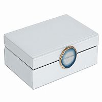 шкатулка для украшений белая 20x7,5x14 см в Ставрополе