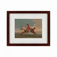 картина: chestnut racehorse exercised by a trainer, 1730 в Ставрополе