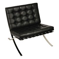 кресло barcelona style chair черное в Ставрополе