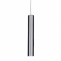 подвесной светодиодный светильник ideal lux ultrathin sp1 small round cromo в Ставрополе