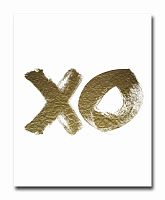 постер xo золотой a4 в Ставрополе