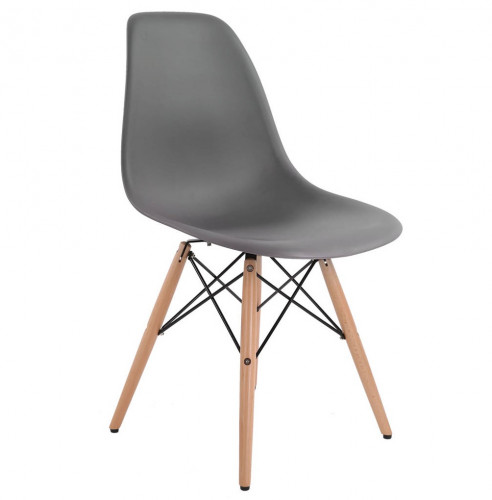 стул деревянный pc-015 серый (eames style) в Ставрополе