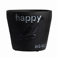 цветочный горшок happy чёрный в Ставрополе
