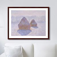 картина: haystacks (effect of snow and sun), 1891г. в Ставрополе