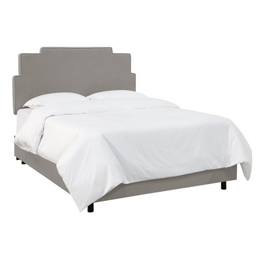 кровать двуспальная 160х200 серая paxton gray linen в Ставрополе