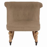 кресло amelie french country chair светло-коричневое в Ставрополе