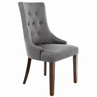 стул деревянный elegance dark walnut / fabric grey в Ставрополе