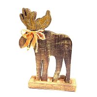 украшение новогоднее деревянное олень reindeer, 29х19х6 см в Ставрополе
