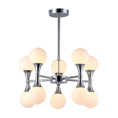 подвесная люстра arte lamp a9162lm-10cc белая в Ставрополе