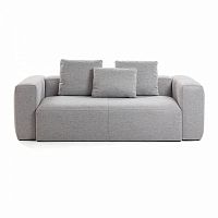 диван blok sofa 2 светло-серый от la forma (ex julia grup) в Ставрополе