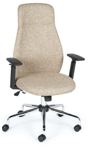 кресло для руководителя norden chairs милан, обивка: текстиль, цвет: ткань светло-бежевая в Ставрополе