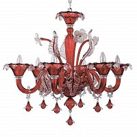 подвесная люстра ideal lux ca vendramin sp6 rosso в Ставрополе