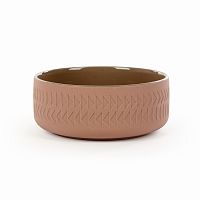 тарелка tactile диаметр 15 коричневый в Ставрополе