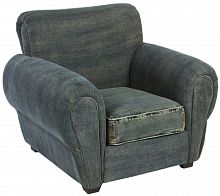 кресло san francisco denim armchair серое в Ставрополе