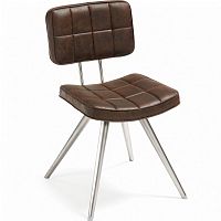 стул lola seat pu brown ножки из нержаеющей стали c589u09 от la forma (ex julia grup) в Ставрополе