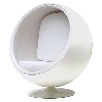 кресло eero ball chair белое в Ставрополе