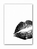 постер kiss а4 (черный) в Ставрополе