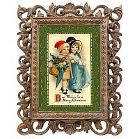 репродукция старинной рождественской гравюры best wishes в Ставрополе