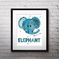 постер elephant а4 в Ставрополе