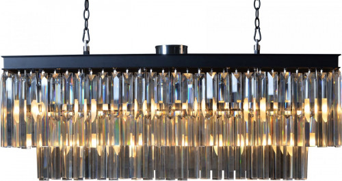 люстра odeon l110 black&glass чёрная, прозрачная в Ставрополе