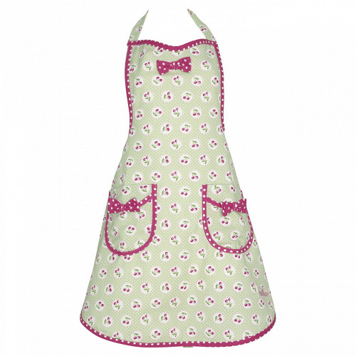 фартук cherry berry p.green w/bow в Ставрополе