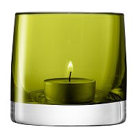 подсвечник стеклянный зеленый для чайной свечи light colour, 8,5 см в Ставрополе