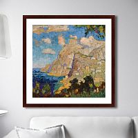 картина: view of monte solaro, capri, 1940г. в Ставрополе